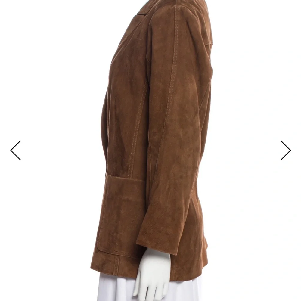 Kobi Halperin Rich Brown Suede Blazer - Picture 2 of 3